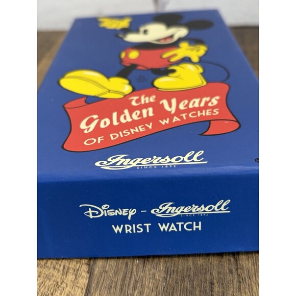 Ingersoll Disney The Golden Years Watch Mickey Mouse Green Strap NWT